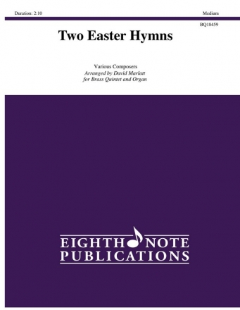 Diverse, Two Easter Hymns Blechblser Quintett & Orgel