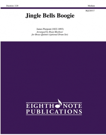 Pierpont, James, Jingle Bells Boogie Blechblser Quintett & Sz (opt.)