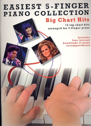 Big Chart Hits: for 5-finger piano (with text)