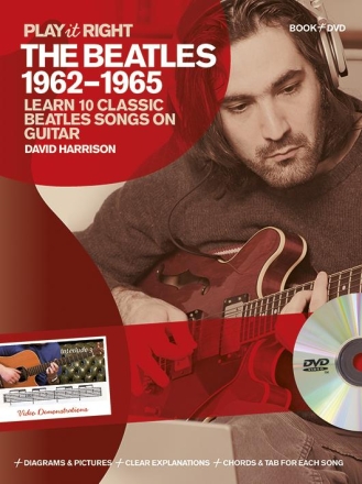 David Harrison: Play It Right - The Beatles 1962-1965 Guitar, Guitar Tab Instrumental Tutor