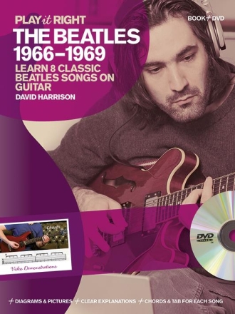 David Harrison: Play It Right - The Beatles 1966-1969 Guitar, Guitar Tab Instrumental Tutor