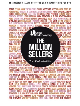 The Official Charts Company: The Million Sellers - 50 Of The UK's Grea Piano, Vocal & Guitar Mixed Songbook