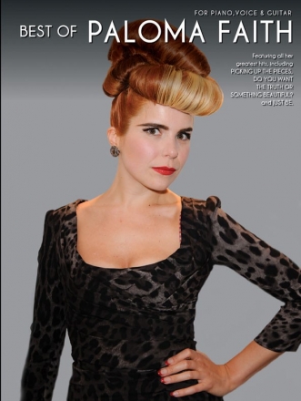 Best Of Paloma Faith Piano, Vocal & Guitar Artist Songbook