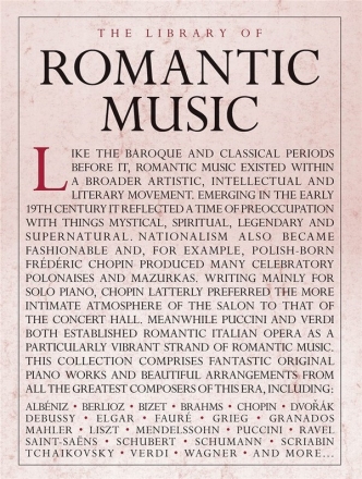 The Library of romantic Music for piano