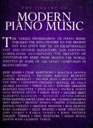 The Library of Modern Piano Music for piano