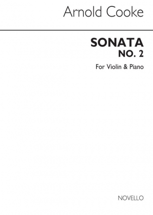 Arnold Cooke, Sonata No.2 For Violin & Piano Violine und Klavier Buch