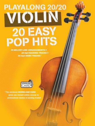 Playalong 20/20 Violin (+download card): for violin