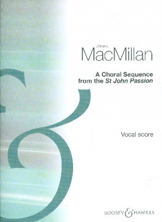 A choral Sequence from the St. Luke Passion for mixed chorus and organ (percussion ad lib) vocal score