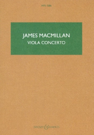 Concerto for viola and orchestra study score