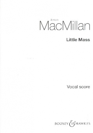 Little Mass for children's chorus and orchestra vocal score