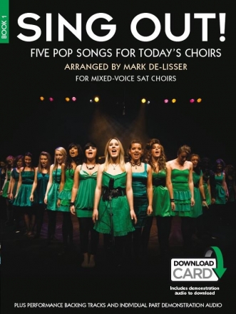 Sing out vol.1 (+Download Card) for mixed chorus (SAM) and piano score