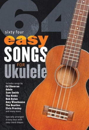 64 easy Songs for Ukulele Songbook lyrics/ukulele chords/strumming patterns