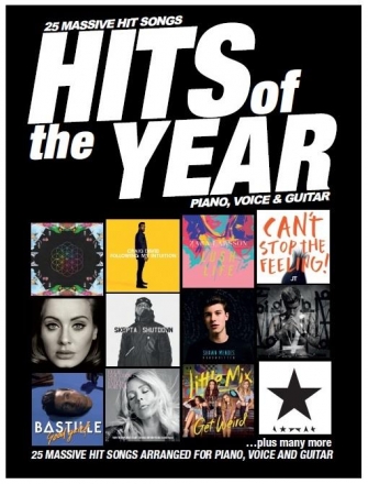 Hits of the Year 2016: songbook piano/vocal/guitar