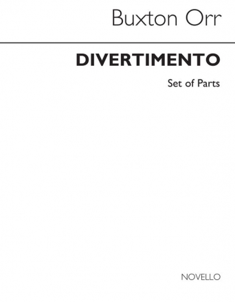 Buxton Orr_Charles Wilfred Orr, Divertimento For Brass Quintet (Parts) Blechblserquintett Buch