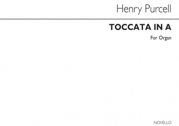 Henry Purcell, Toccata In A For Organ Orgel Buch