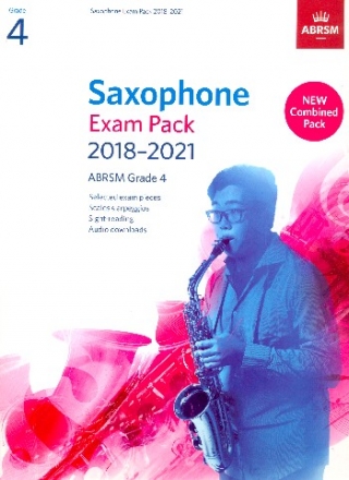 Exam Pack 2018-2021 Grade 4 for saxophone and piano