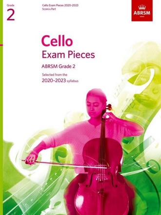 Cello Exam Pieces 2020-2023 Grade 2 for cello and piano score and part