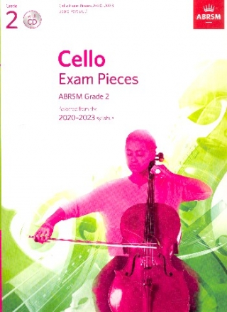 Cello Exam Pieces 2020-2023 Grade 2 (+CD) for cello and piano score and part