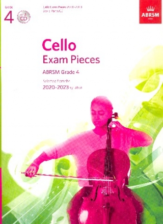 Cello Exam Pieces 2020-2023 Grade 4 (+CD) for cello and piano score and part