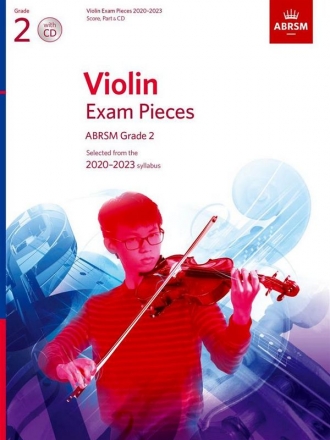 Violin Exam Pieces 2020-2023 Grade 2 (+CD) for violin and piano score and part