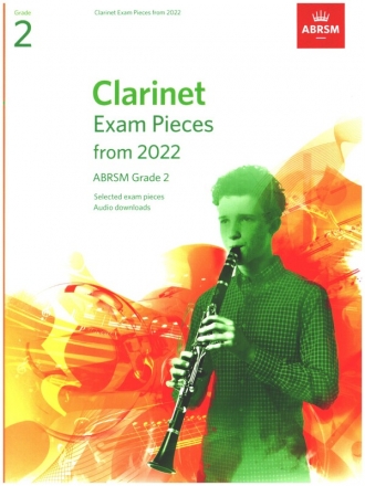 Clarinet Exam Pieces 2022 ABRSM Grade 2 (+Online Audio) for clarinet