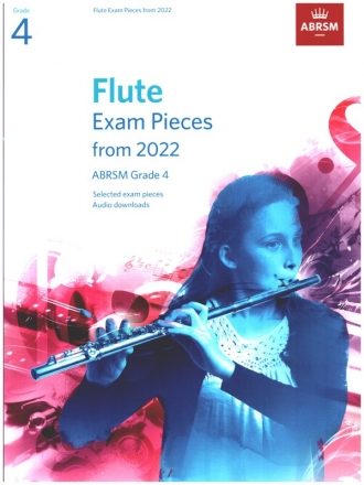 Flute Exam Pieces from 2022 ABRSM Grade 4  (+Online Audio) for flute