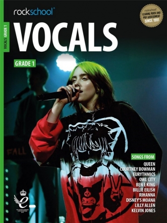 Rockschool Vocals Grade 1 (2021) for voice Songbook