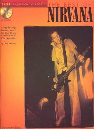 Nirvana (+CD): best of for vocal/bass/tab