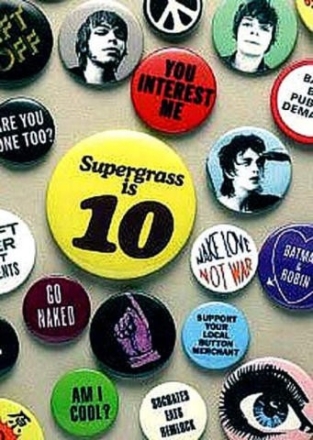 Supergrass is 10: the best of 94-04 songbook for vocal/guitar/tab 21 classic tracks