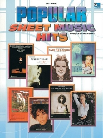 Popular Sheet Music Hits: for easy piano/vocal/guitar Songbook