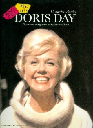 Doris Day: 15 timeless Classics piano/vocal/guitar songbook