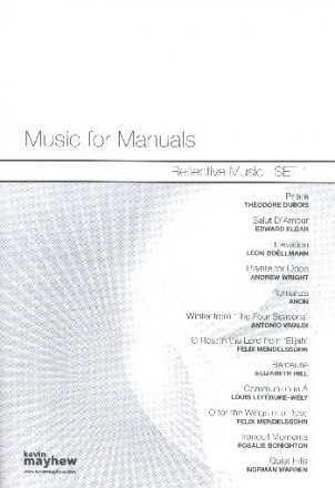 Reflective Music vol.1 for organ (manualiter) Partitur