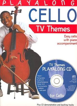 Playalong Cello (+CD) TV Themes for cello (easy) and piano