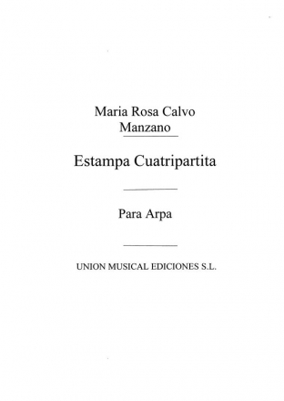 Estampa Cuatripartita para arpa