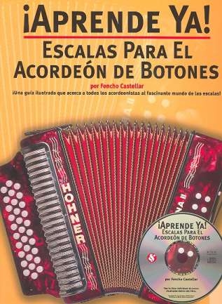 Aprende ya escalas para el acorden de botones (+CD)