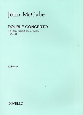 John McCabe, Double Concerto For Oboe Clarinet and Orchestra Oboe Clarinet Orchestra Buch