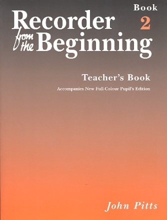 Recorder from the Beginning Teacher's Book Vol.2 Pitts, John, Ed