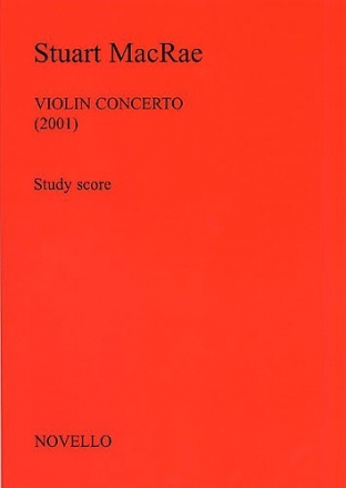 Stuart MacRae, Violin Concerto Violin and Orchestra Studienpartitur