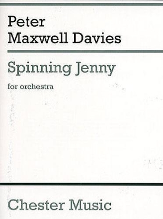 Peter Maxwell Davies: Spinning Jenny (Miniature Score) Orchestra Miniature Score