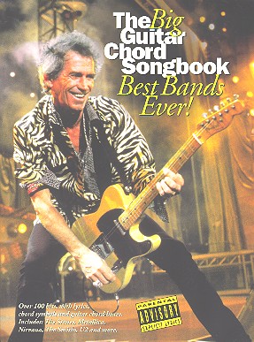 The big Guitar Chord Songbook: best Bands ever songbook lyrics/chord symbols/guitar chord boxes