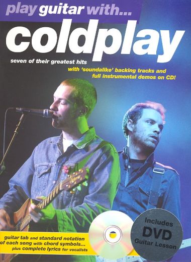 Play Guitar with Coldplay (+CD+DVD): 7 of their greatest hits for guitar with tablature and standard notation