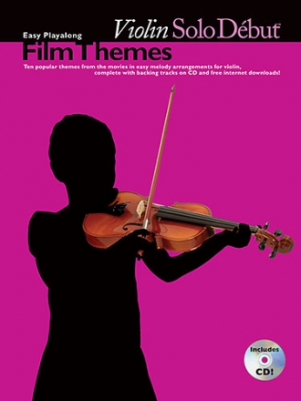 Solo Dbut Film Themes (+CD): for violin piano accompaniment downloadable