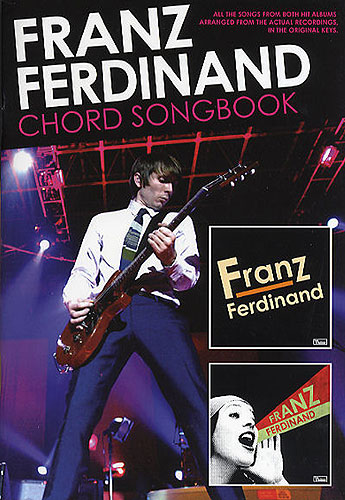 Franz Ferdinand: Chord songbook lyrics/chord symbols/guitar chord boxes