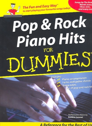 Pop and Rock Piano Hits for Dummies: Songs by the Beatles, Norah Jones, Elton John and many more