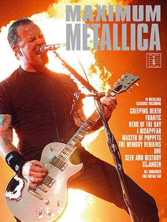 Maximum Metallica songbook vocal/guitar/tab 