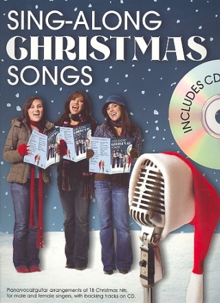 Sing-Along Christmas Songs (+CD): songbook piano/vocal/guitar