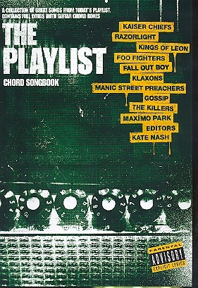 The Playlist: Chord Songbook songbook lyrics/chords/guitar boxes