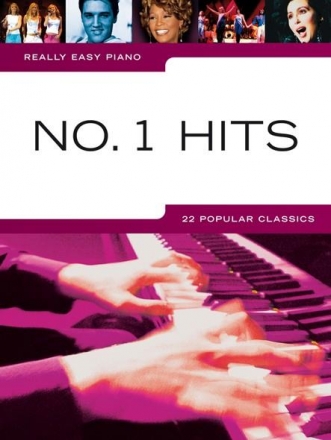 No.1 Hits: for really easy piano songbook piano (vocal/guitar)