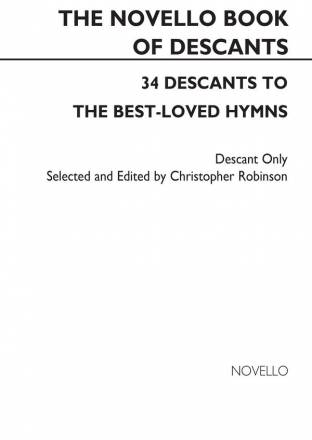 The Novello Book Of Descants Soprano Voice Organ Accompaniment Buch