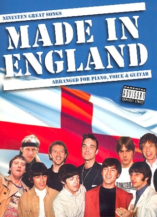 Made in England songbook piano/vocal/guitar 